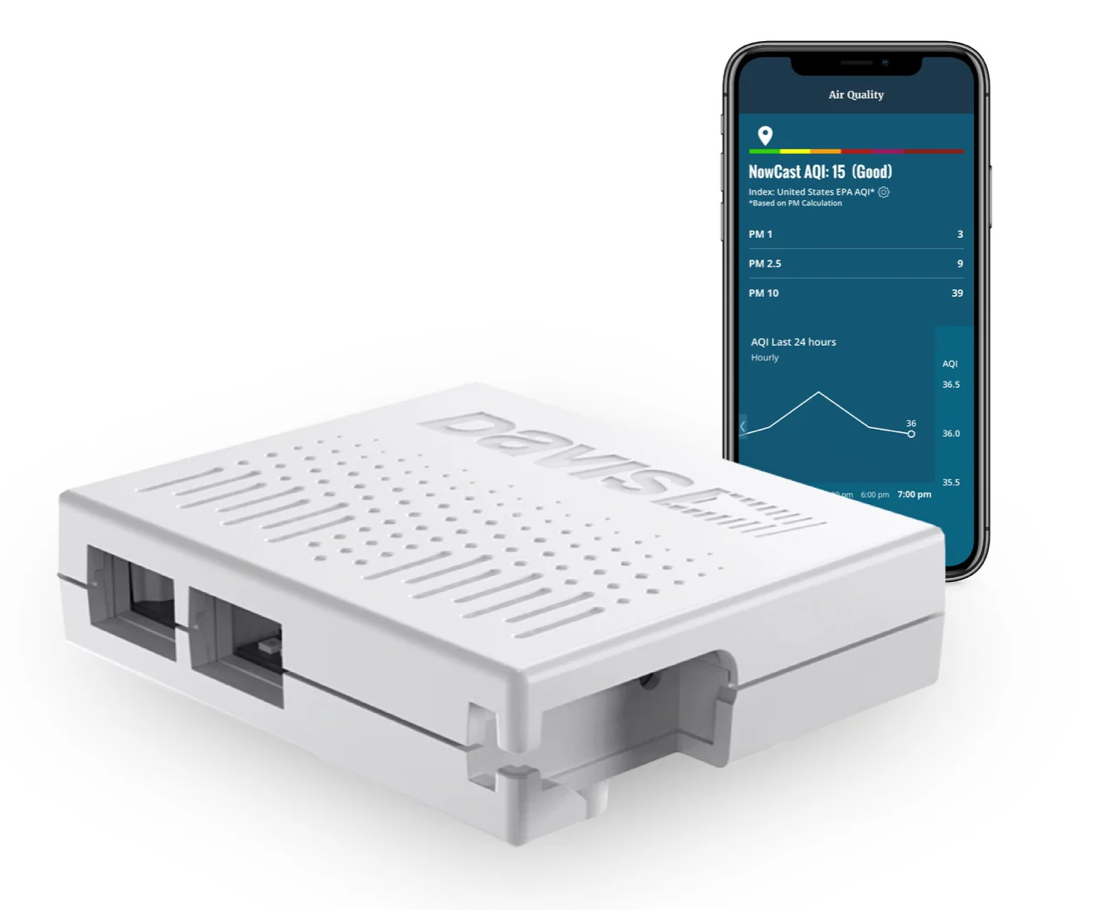 Davis AirLink — monitor de calidad del aire con app